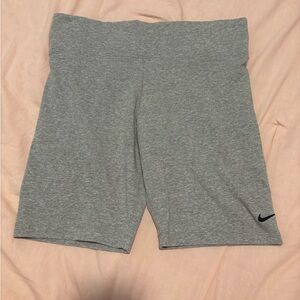 Nike Women's Gray Biker Shorts